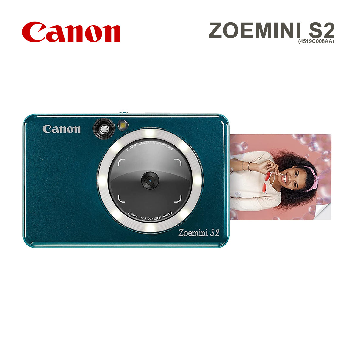 ყვითელი - კამერა Canon Zoemini S2