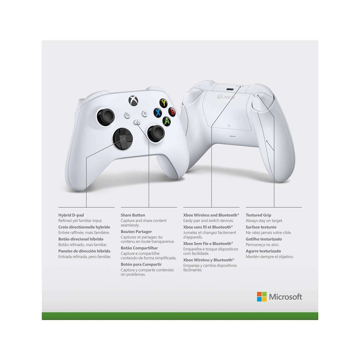 ყვითელი - Microsoft Xbox Series X/S Controller - White