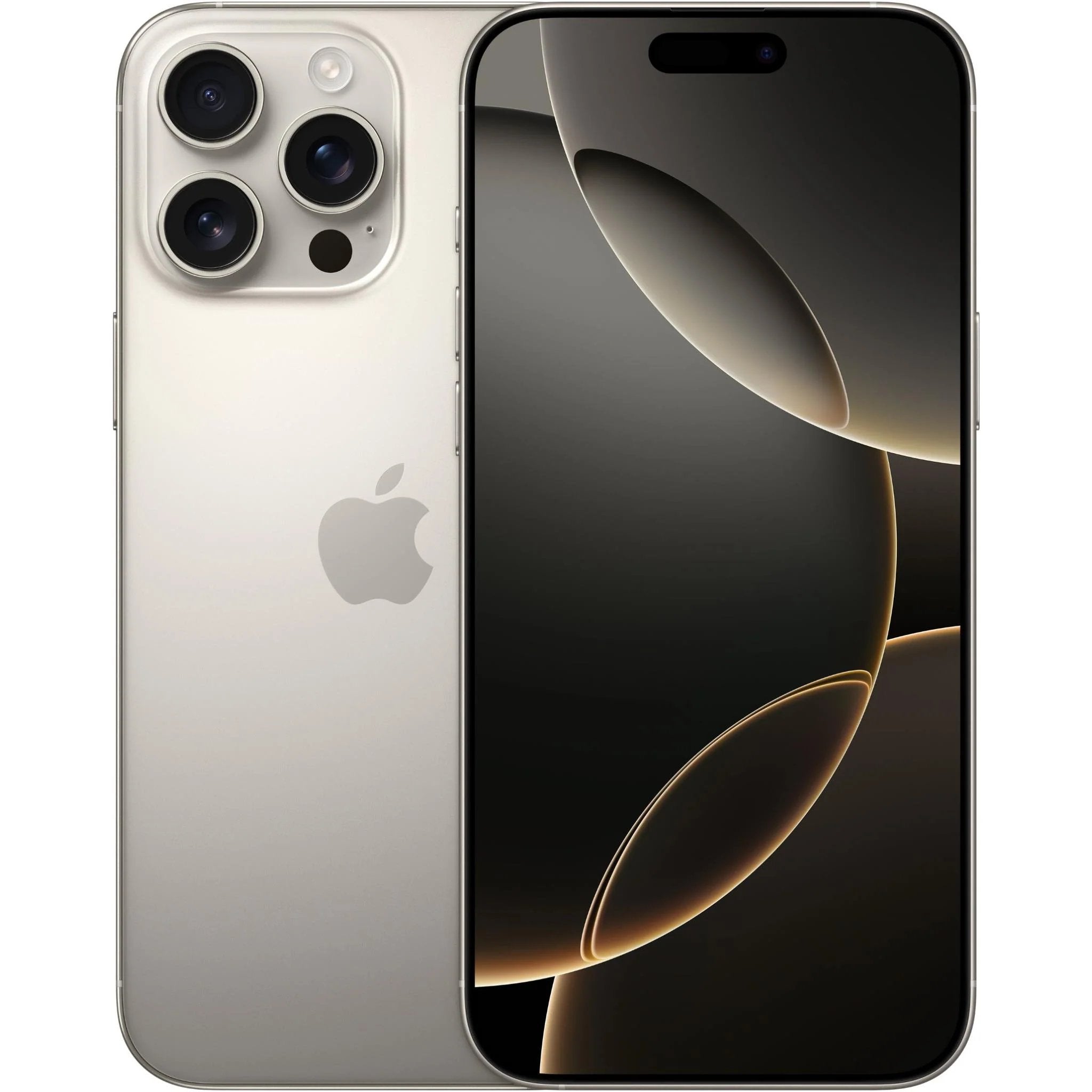 ყვითელი - Apple - iPhone 16 Pro Max Only eSIM US Version 256GB Natural titanium მობილური ტელეფონი