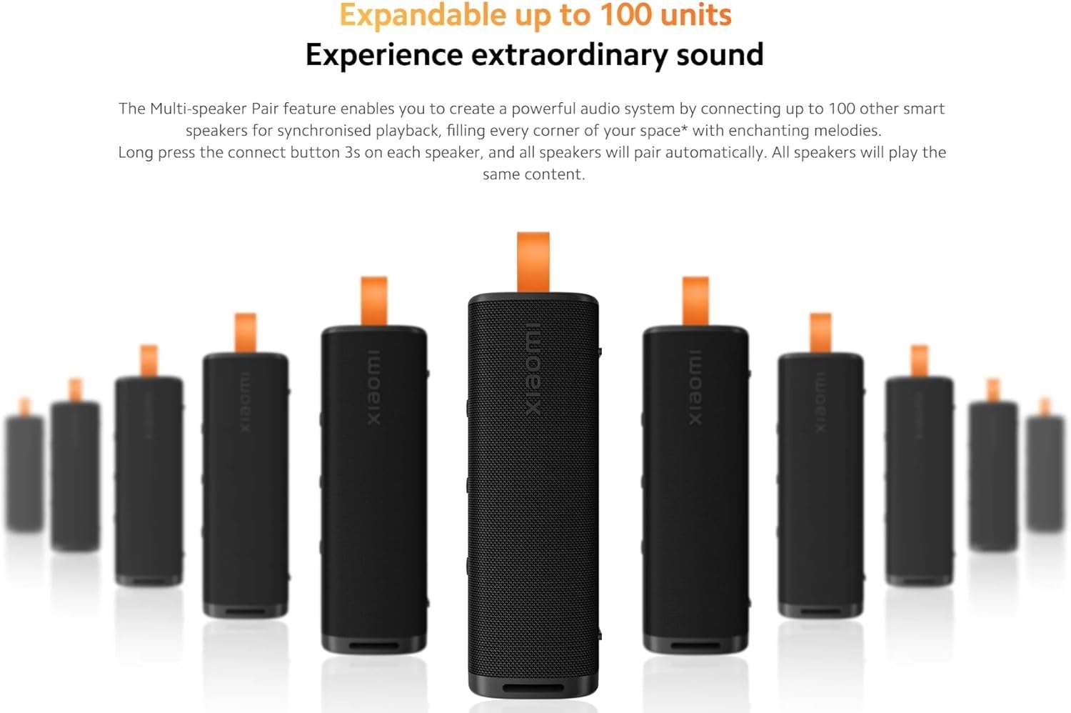 ყვითელი - Xiaomi Sound Outdoor 30W Black - აუდიო სისტემა