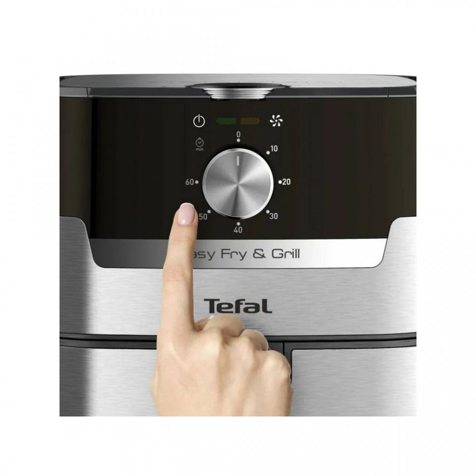 ყვითელი - TEFAL აეროგრილი EY501D15