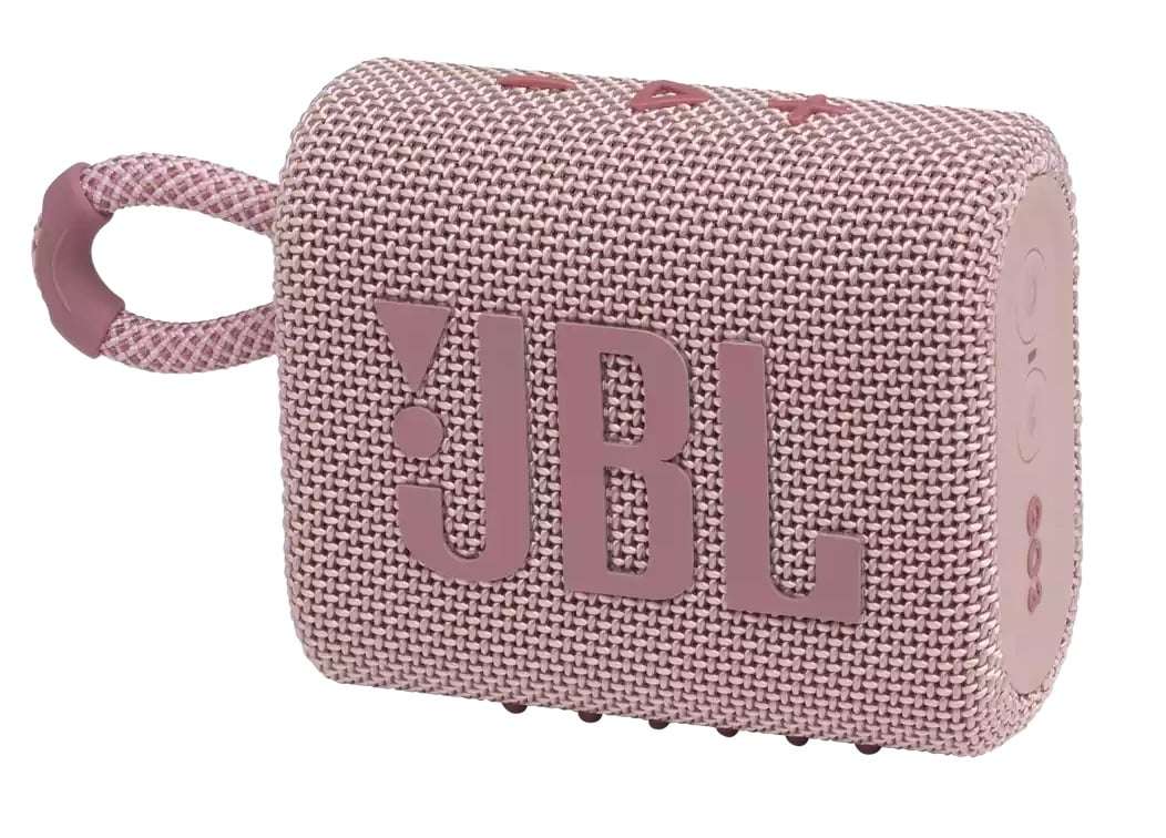 ყვითელი - JBL GO 3 Pink - აუდიო სისტემა