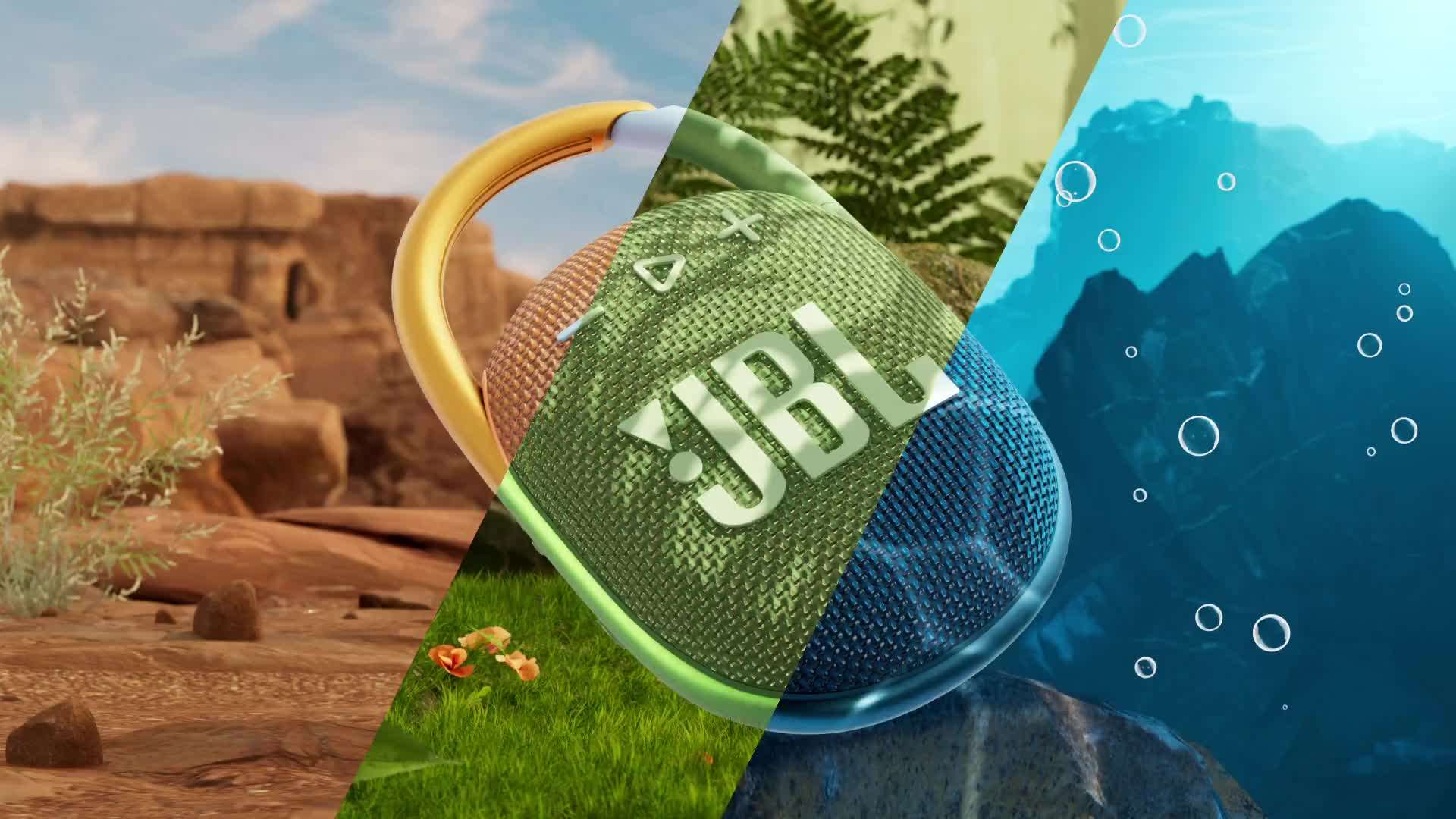 ყვითელი - JBL CLIP 4 Green - აუდიო სისტემა