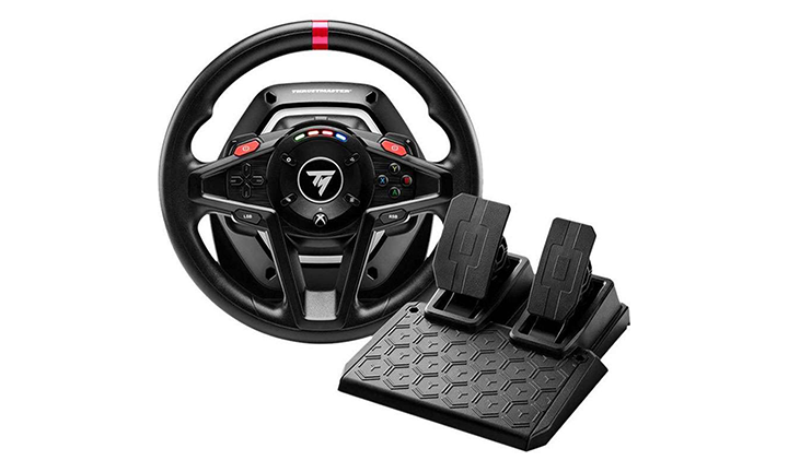 ყვითელი - Thrustmaster T128 - სათამაშო საჭე